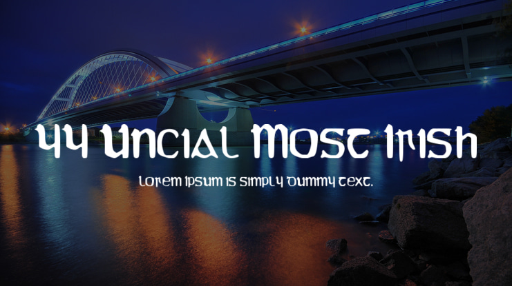 YY Uncial Most Irish Font Family