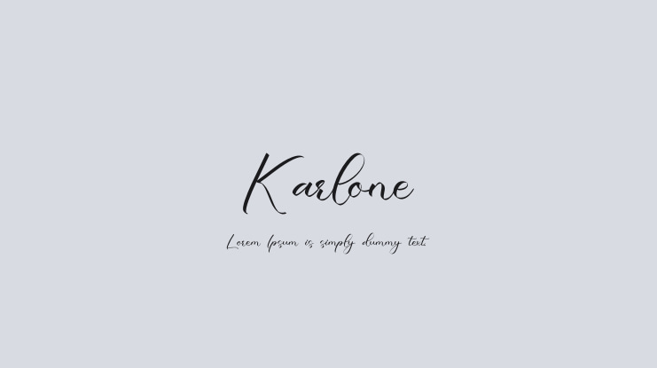 Karlone Font