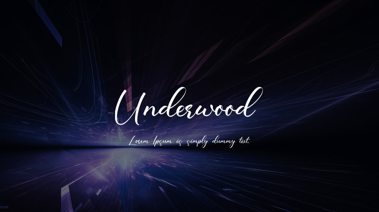 Underwood Font