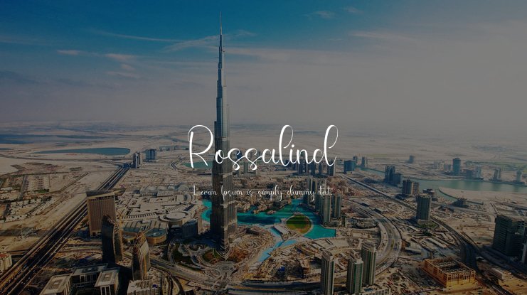 Rossalind Font