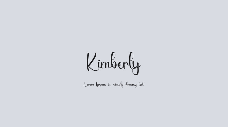 Kimberly Font