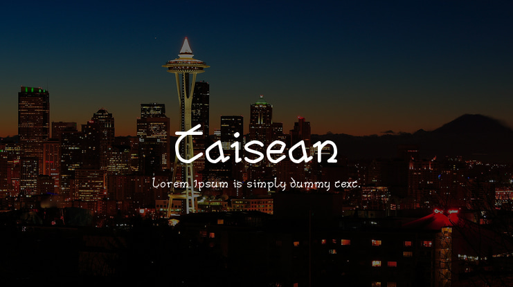 Taisean Font