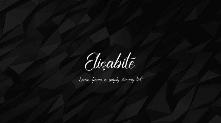 Elisabite Font