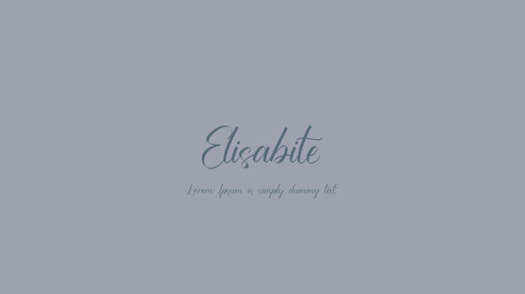 Elisabite Font