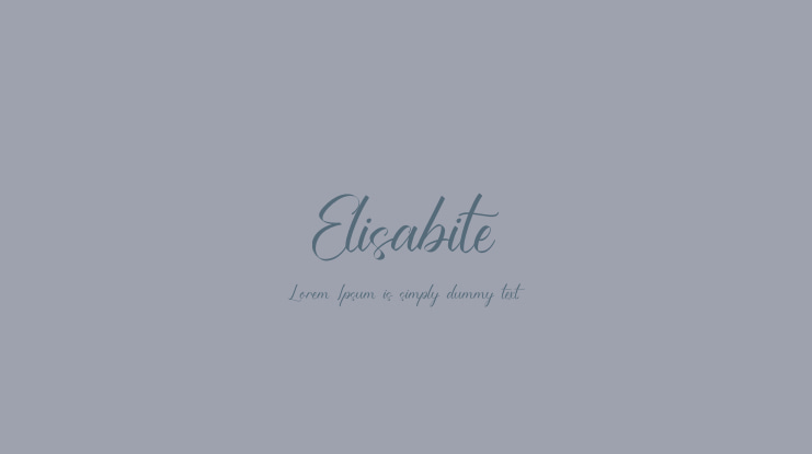 Elisabite Font