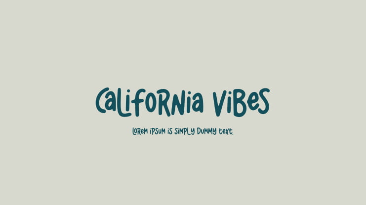 California Vibes Font