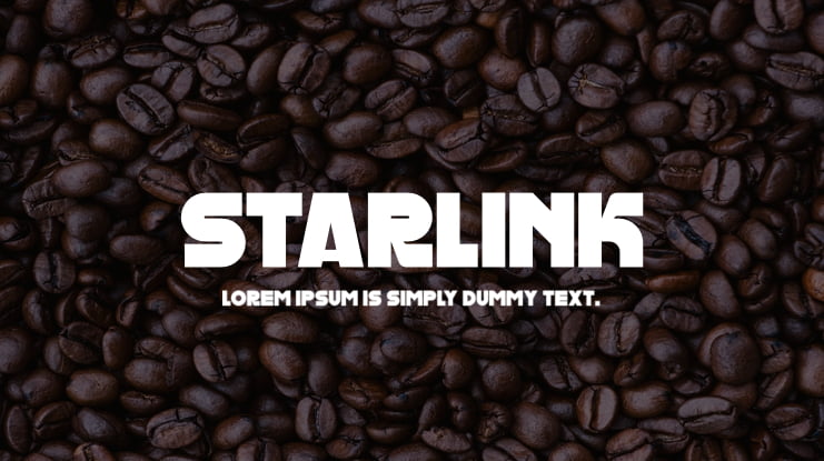 STARLINK Font