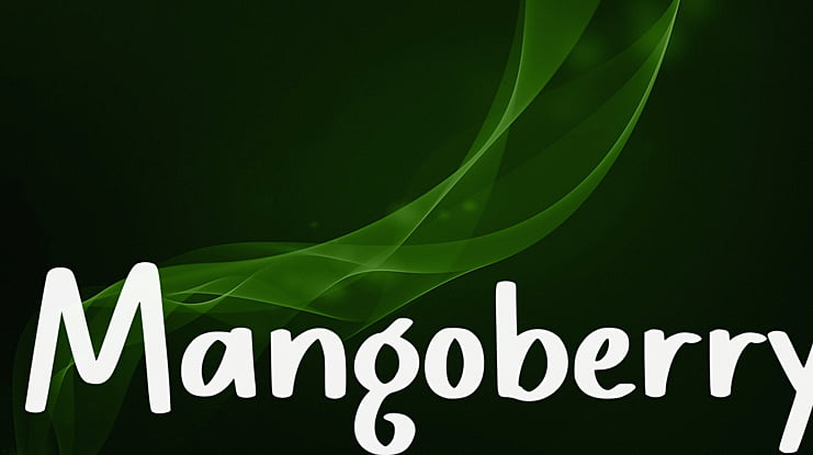 Mangoberry Font
