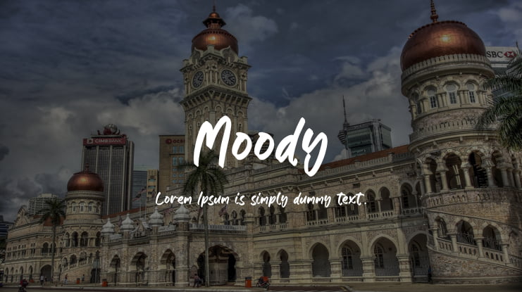 Moody Font