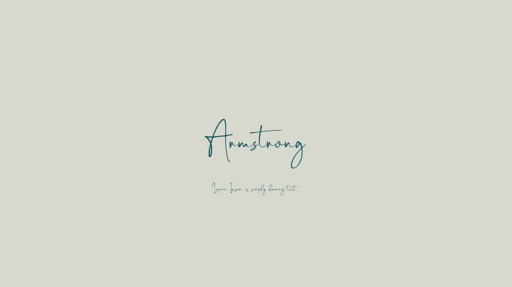 Armstrong Font