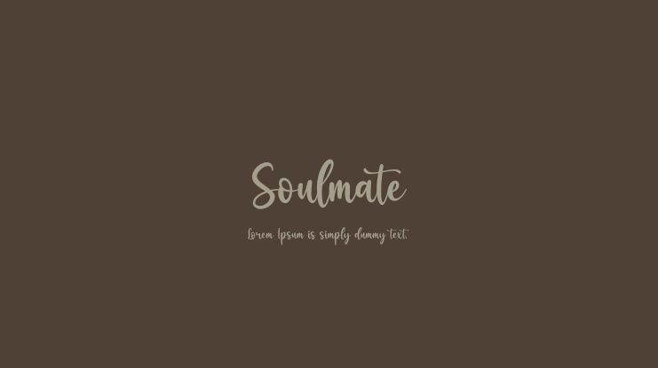 Soulmate Font