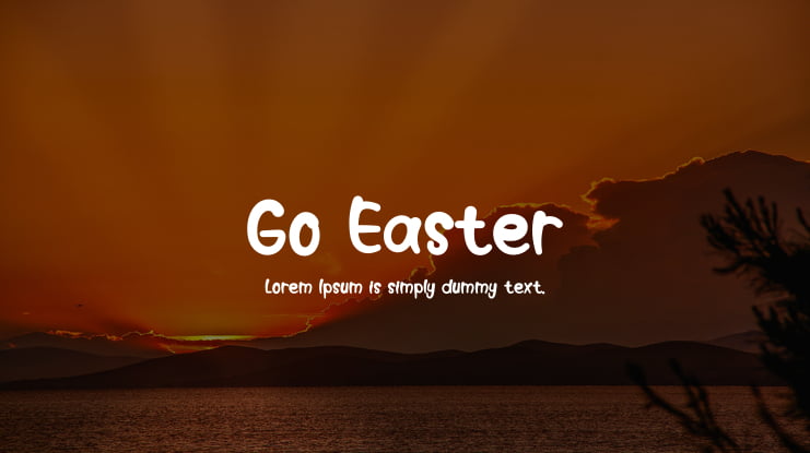 Go Easter Font
