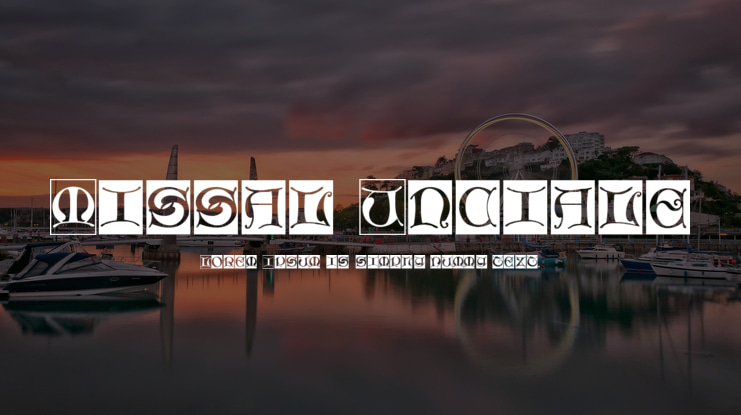 Missal Unciale Font Family