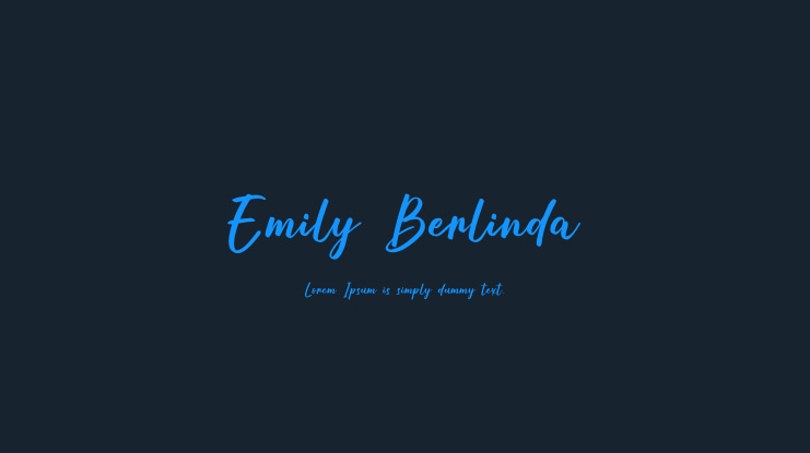 Emily Berlinda Font