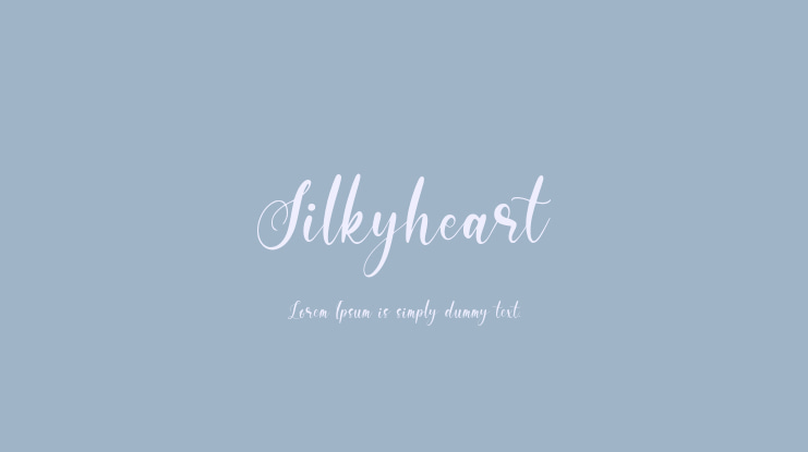 Silkyheart Font