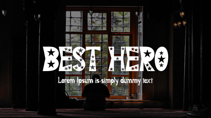 BEST HERO Font