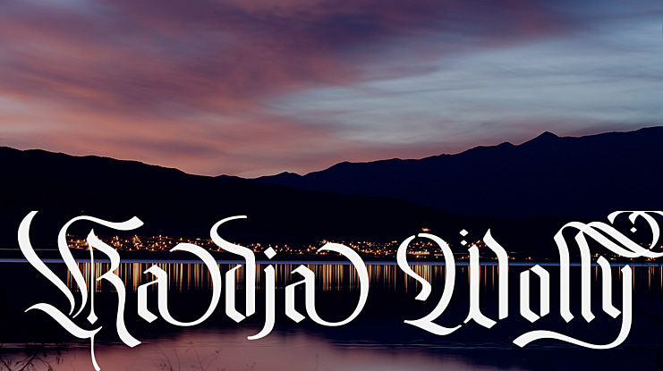 Radja Wolly Font