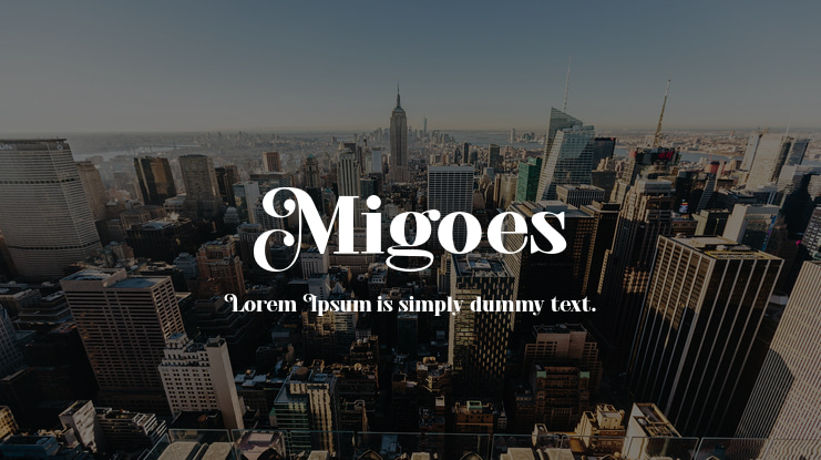 Migoes Font