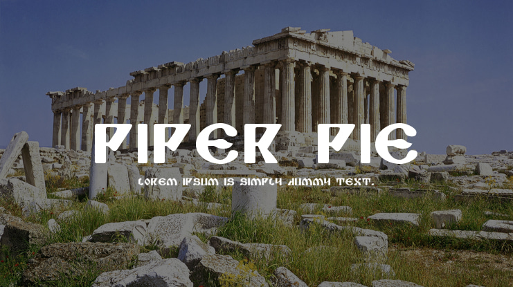 Piper Pie Font Family