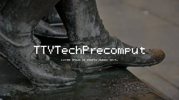 TTVTechPrecomput Font