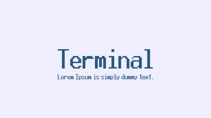 Terminal Font