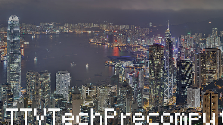 TTVTechPrecomput Font