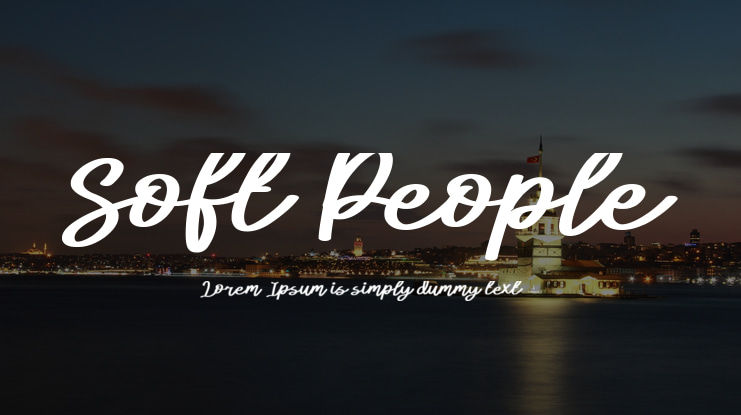 Soft People Font