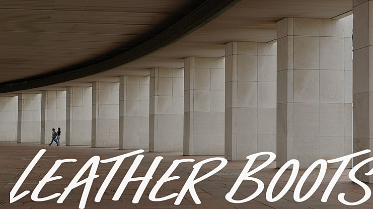 Leather Boots Font