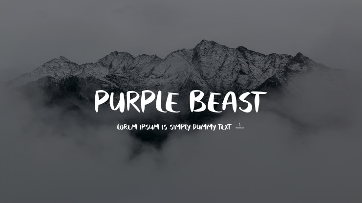 Purple Beast Font