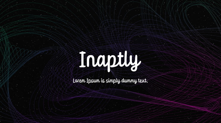 Inaptly Font