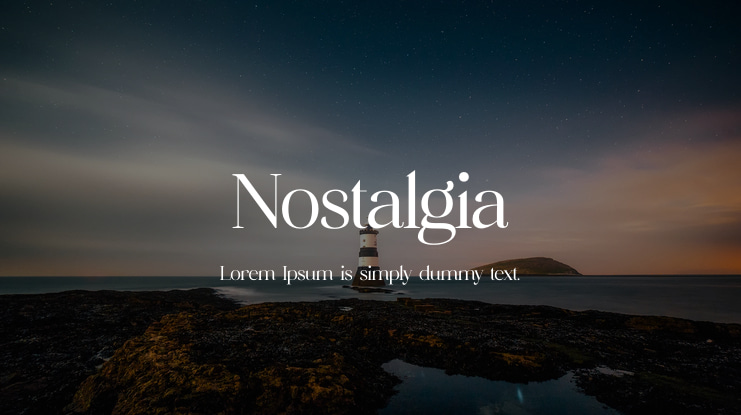 Nostalgia Font
