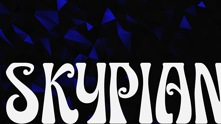 SKYPIAN Font