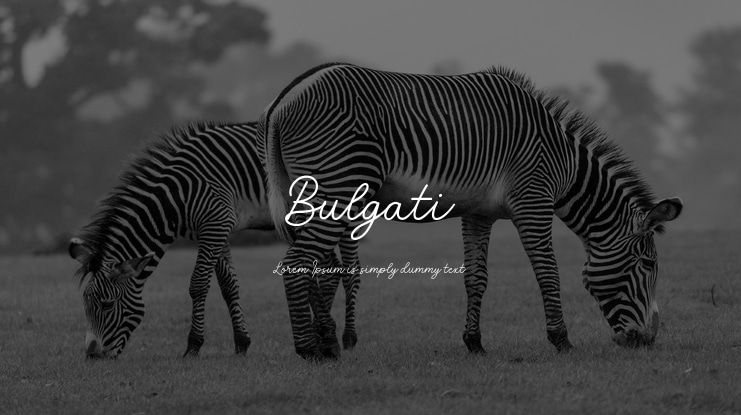 Bulgati Font