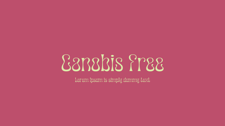 Canobis Free Font