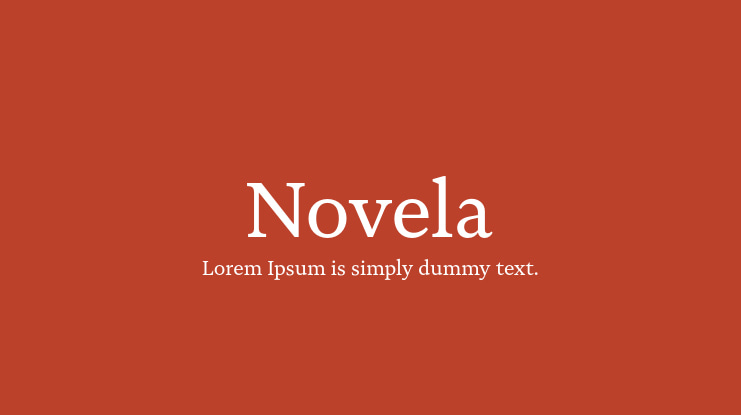 Novela Font