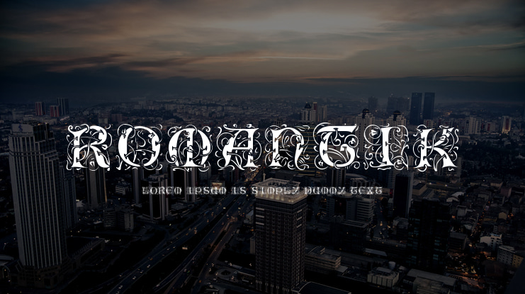 Romantik Font