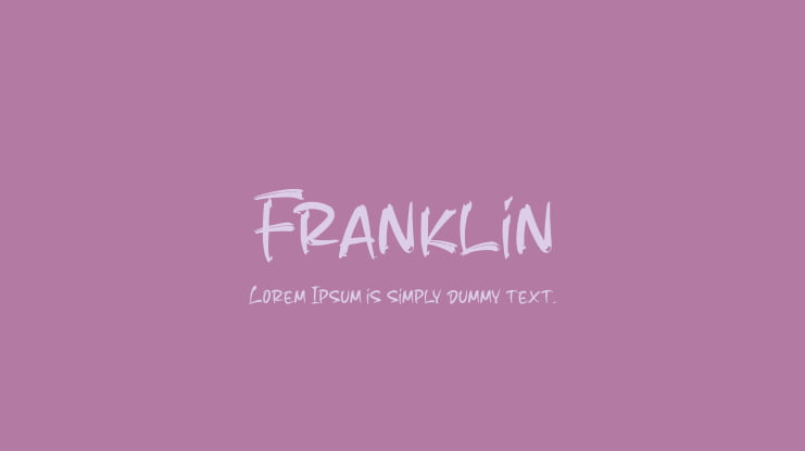 Franklin Font