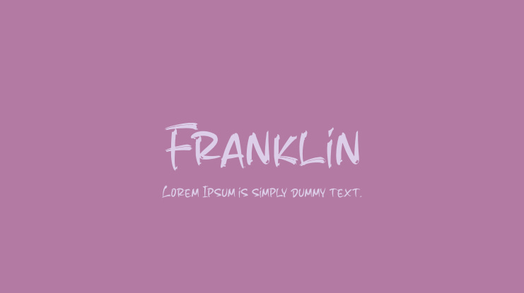 Franklin Font