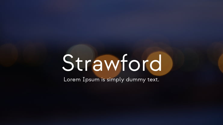 Strawford Font Family