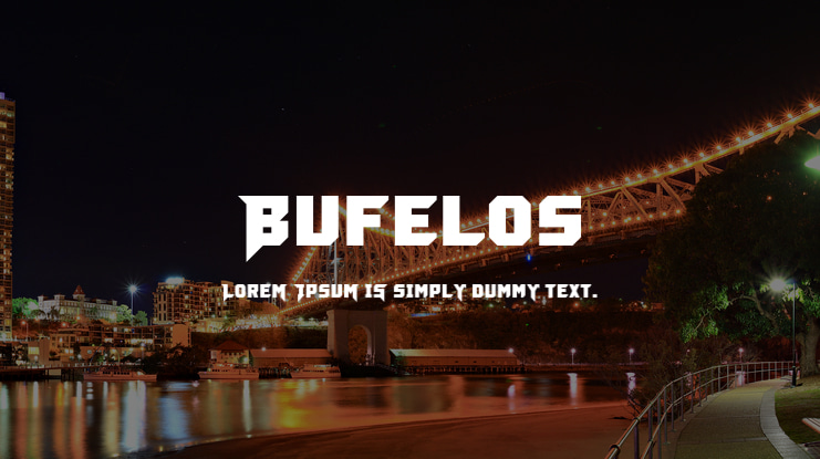 Bufelos Font Family
