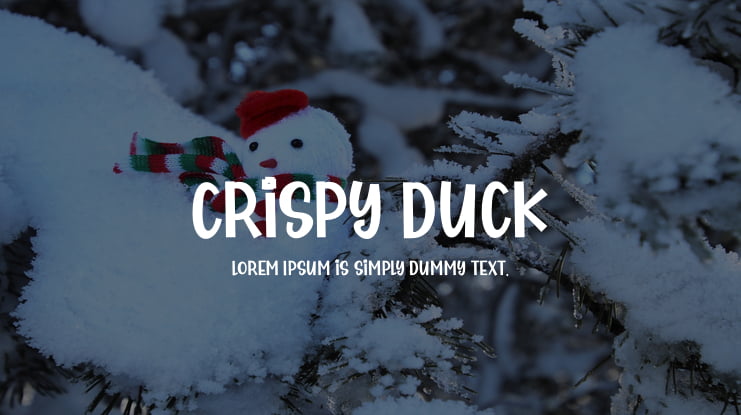 Crispy Duck Font