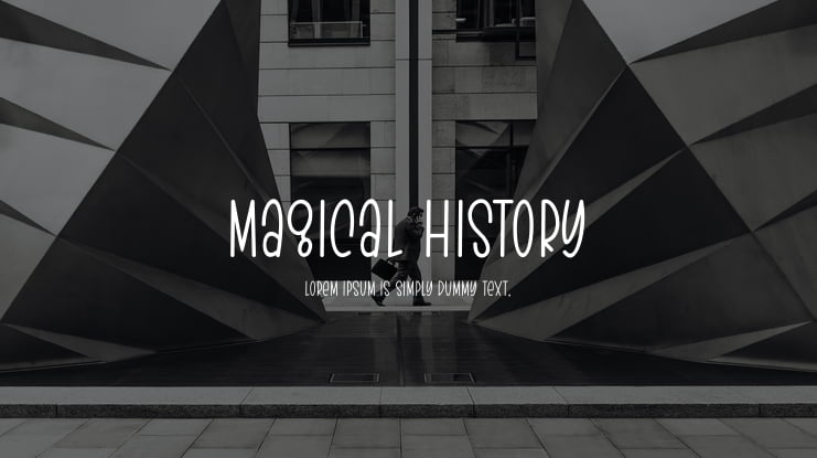 Magical History Font