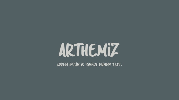 ARTHEMIZ Font