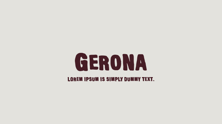 Gerona Font