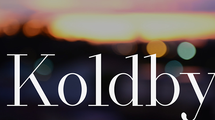 Koldby Font