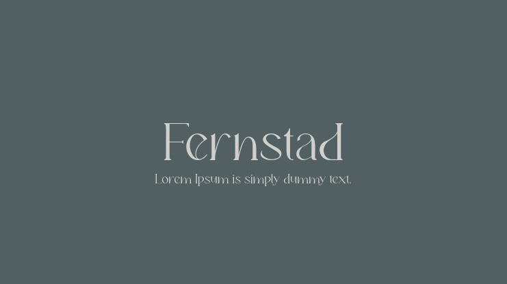 Fernstad Font