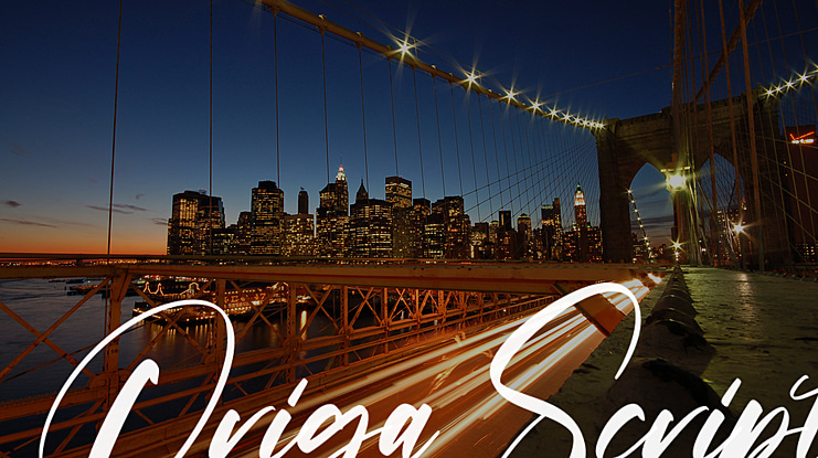 Origa Script Font
