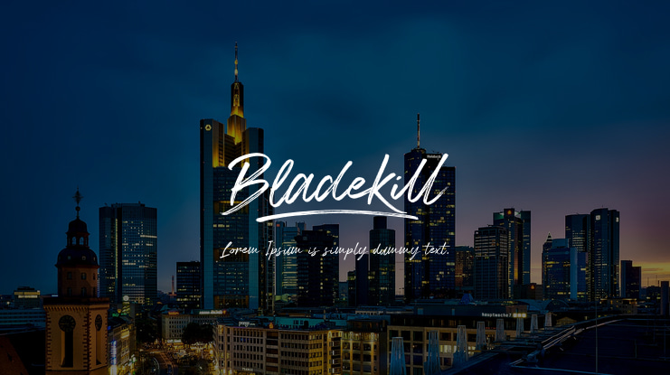 Bladekill Font
