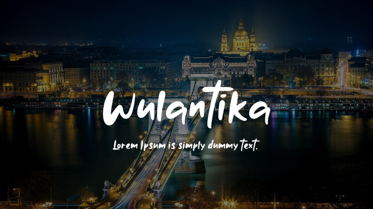 Wulantika Font