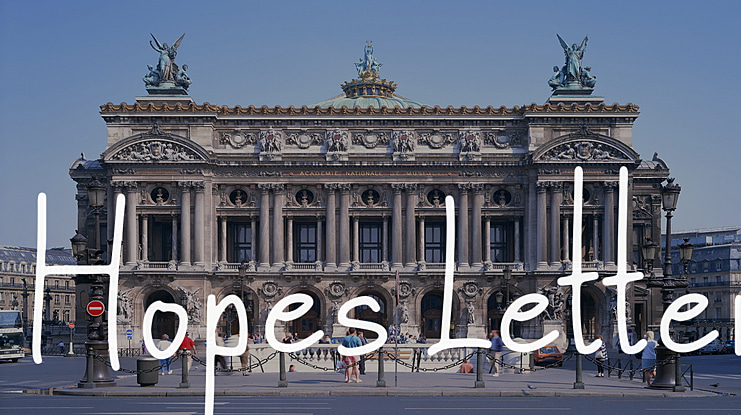 Hopes Letter Font